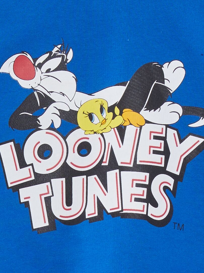 Sudadera de Piolín y Silvestre de 'Looney Tunes' - AZUL
