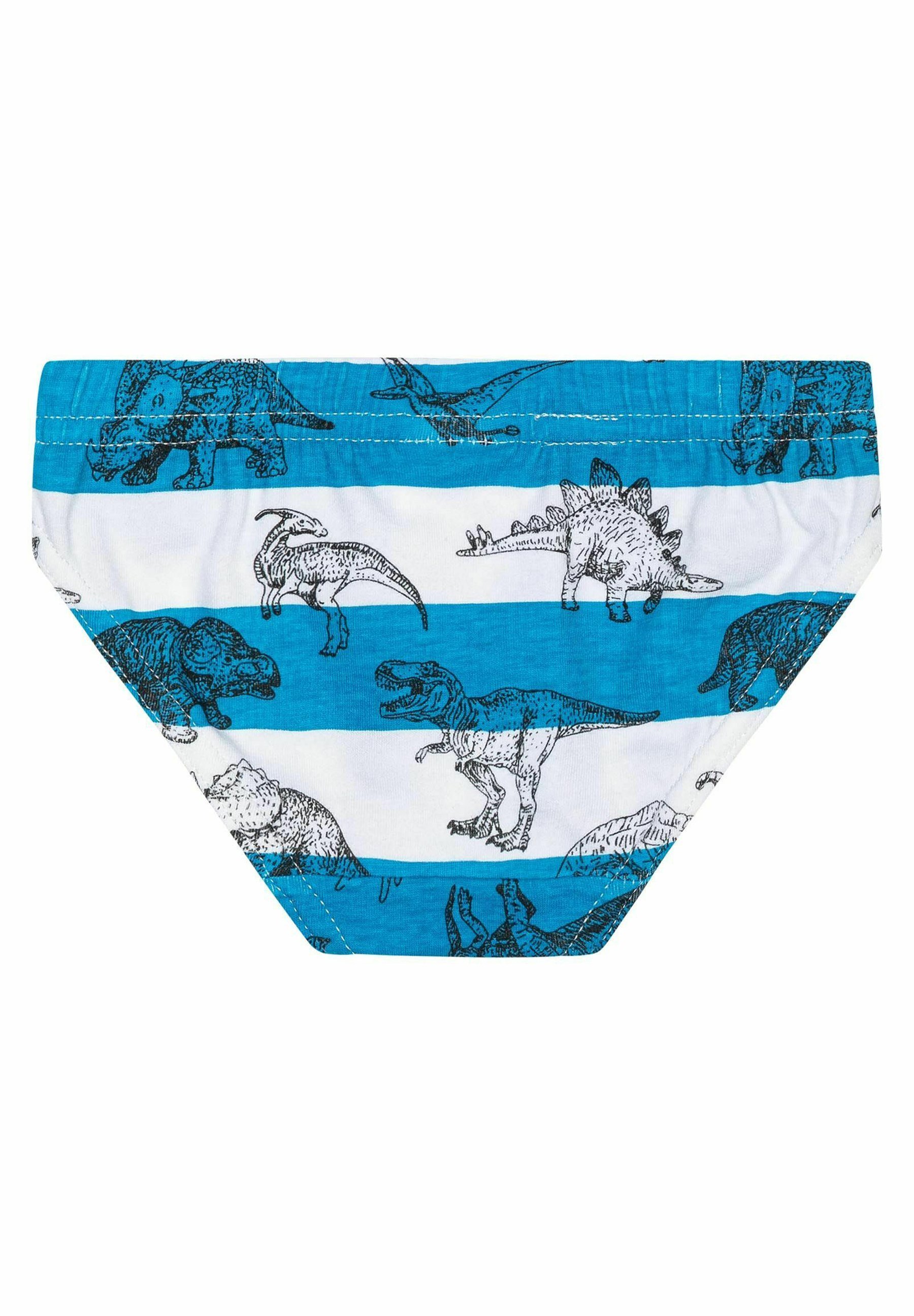 Lot de 10 slips MINOTI - rouge, bleu, vert, blanc