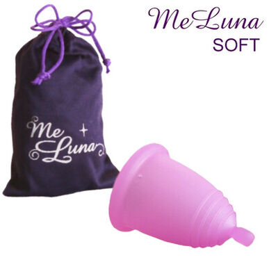 Menstruační kalíšek Me Luna Soft Pink Ball M 1 ks 1 ks