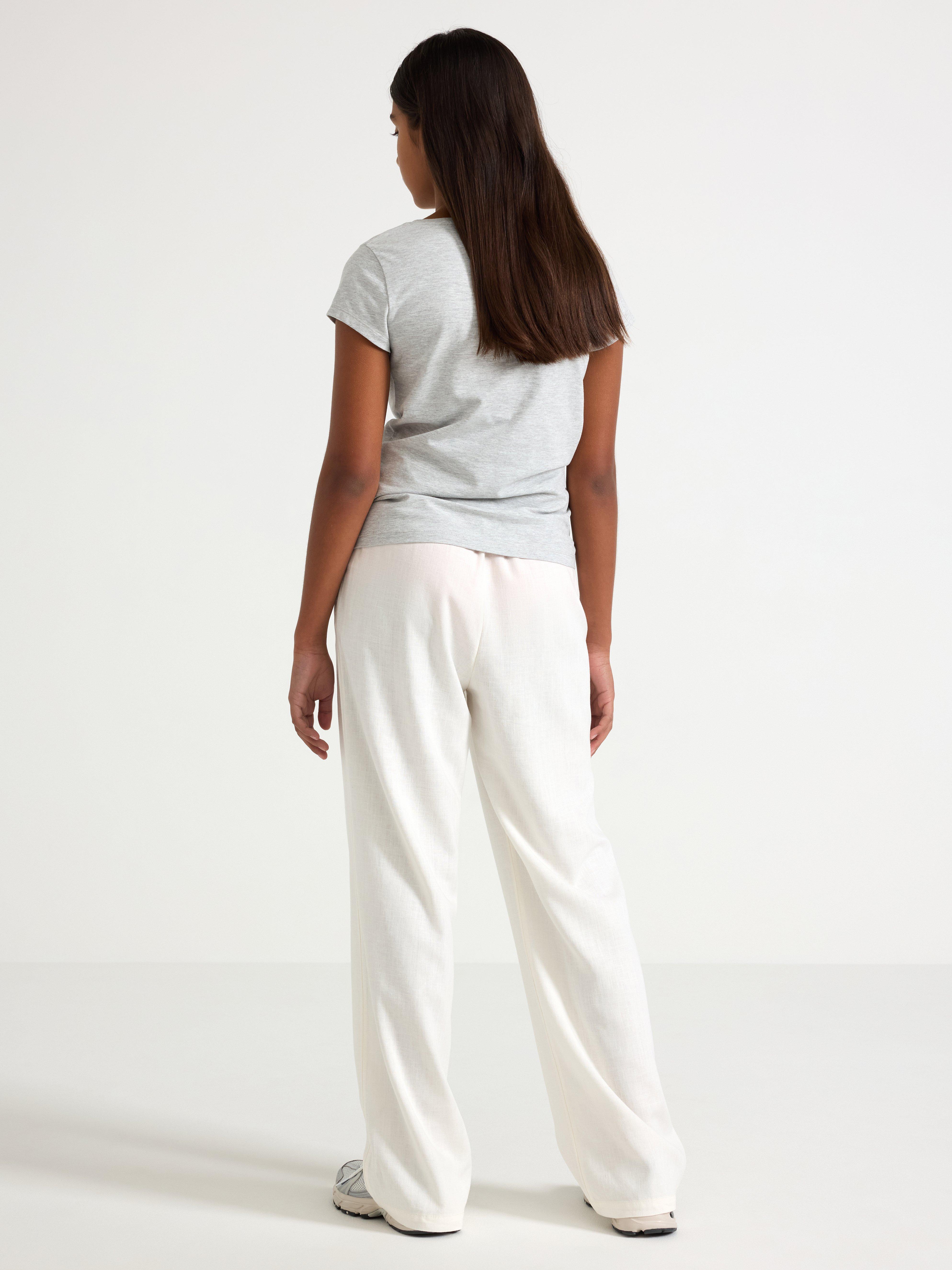 Bukser i linblanding Off White