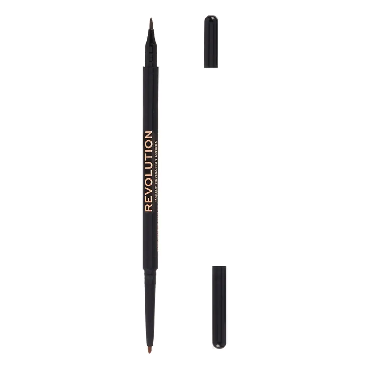 MAKEUP REVOLUTION Felt & Kohl Eyeliner Brown 0,16g