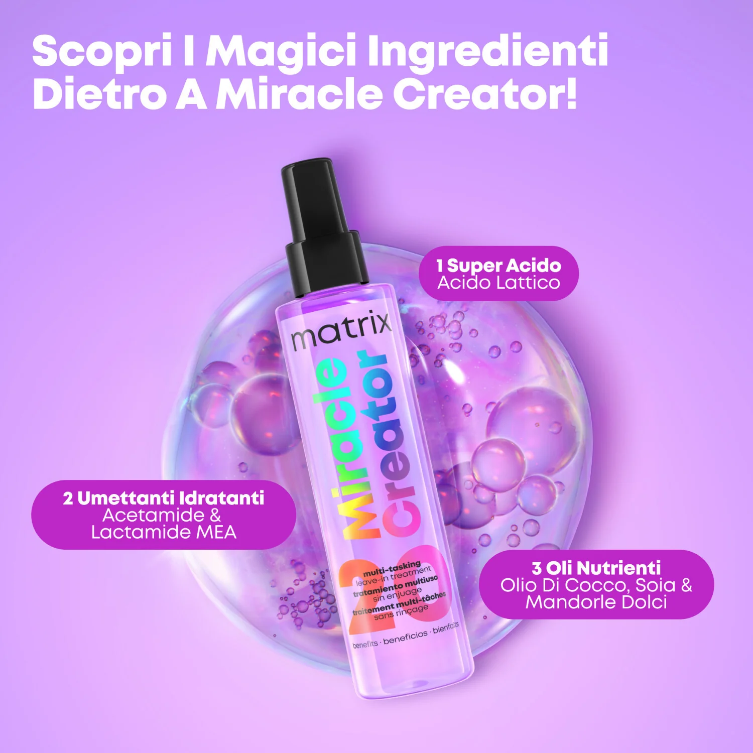 Total Results Miracle Creator Trattamento Leave-in - Spray Capelli