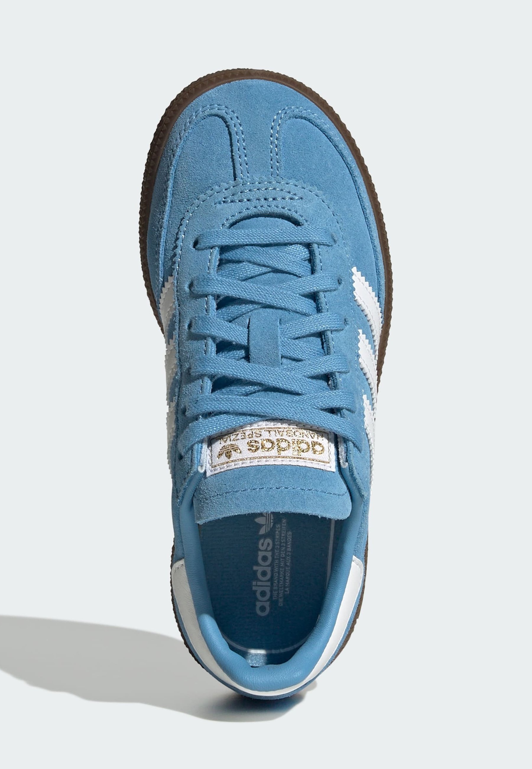 adidas Originals HANDBALL SPEZIAL UNISEX - Scarpe da ginnastica - azzurro chiaro twr bianco gomma