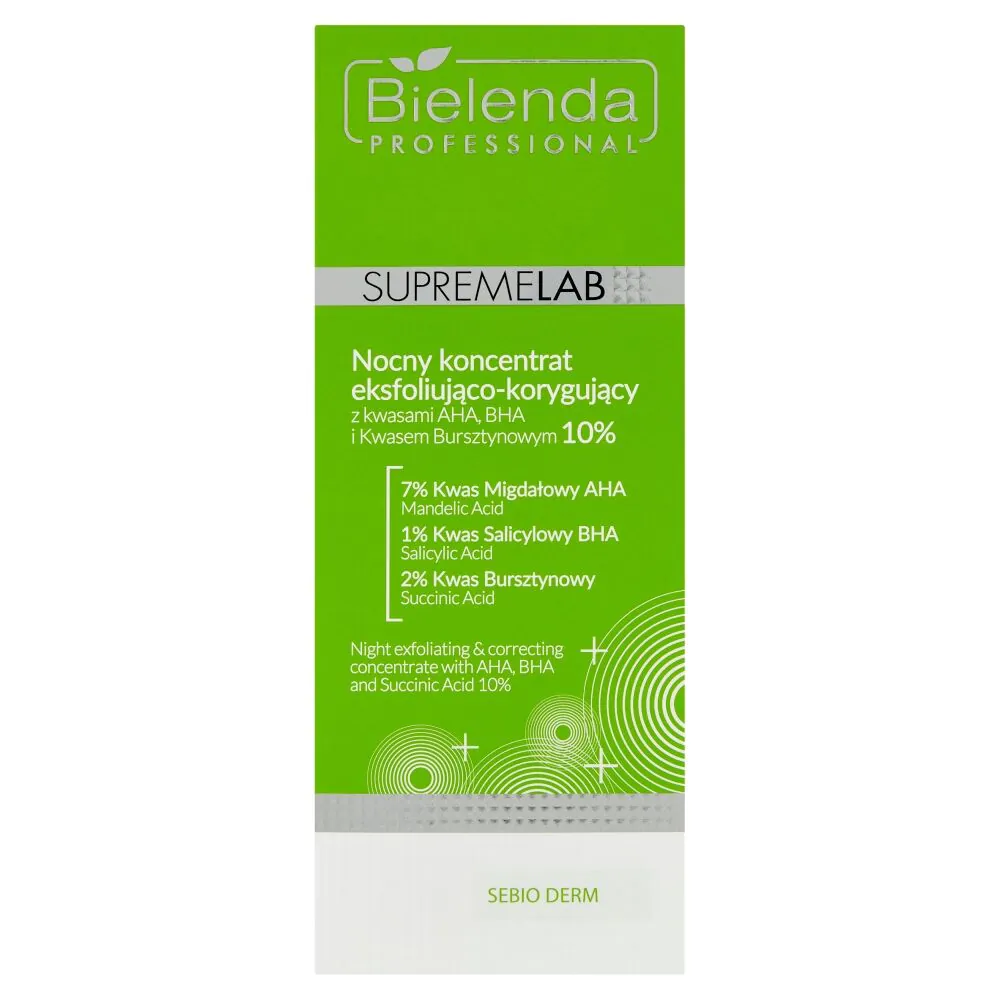 Bielenda Professional Supremelab Sebio Derm Nocny koncentrat eksfoliująco-korygujący
