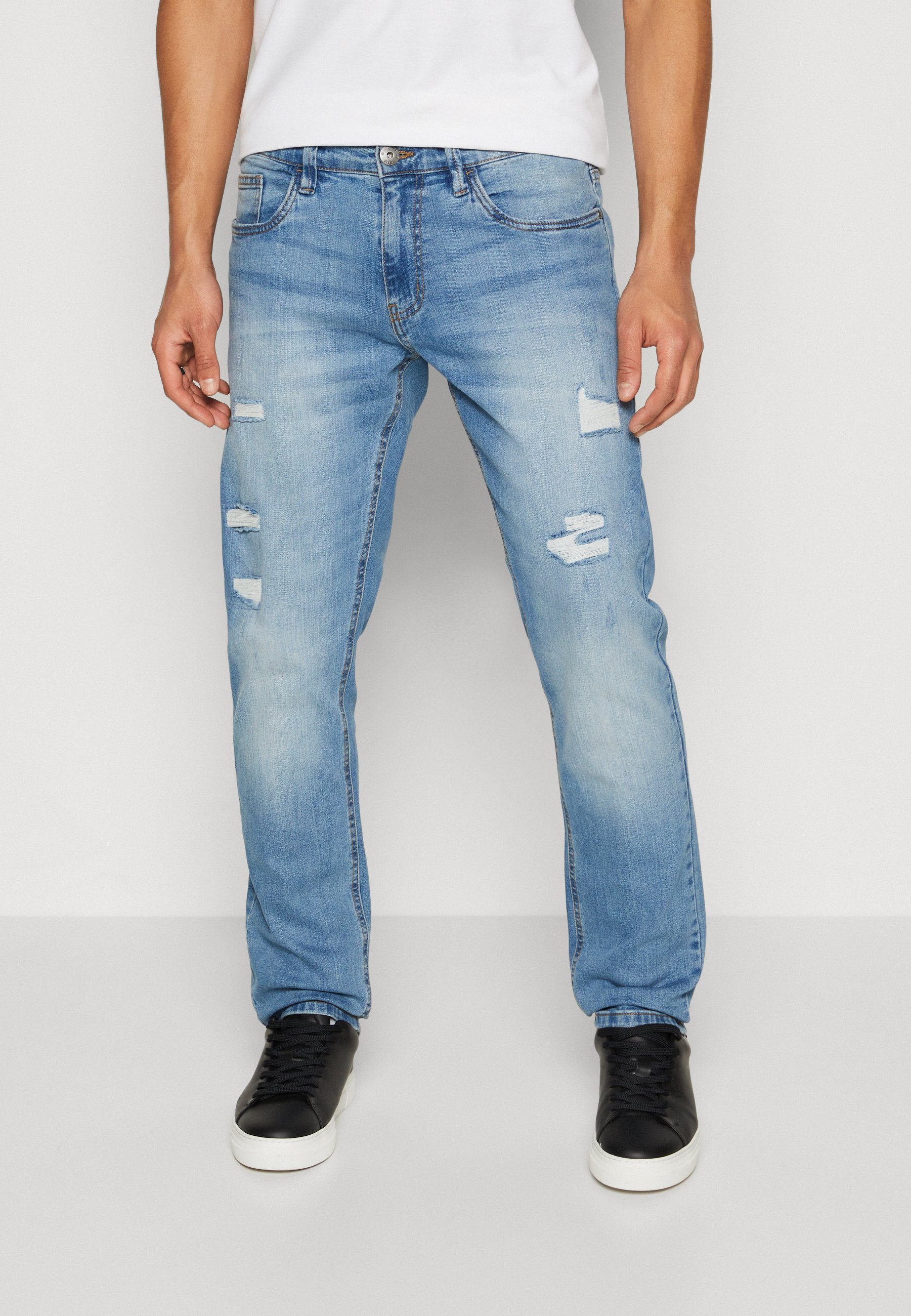 INDICODE JEANS Jean slim - délavage bleu