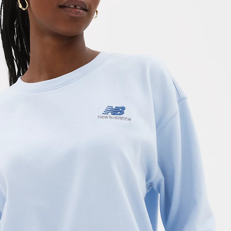 Bluza unisex med okrągłym dekoltem French Terry Uni-ssentials - STARLIGHT