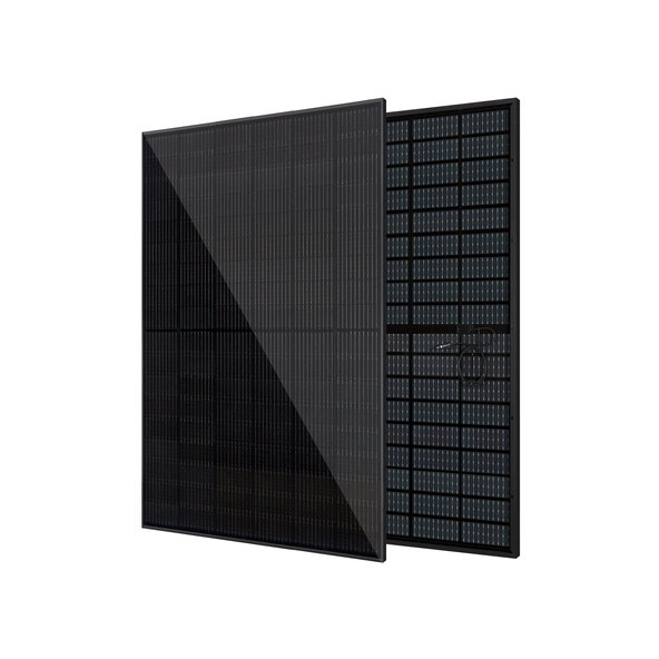 Central elétrica bifacial para varanda, 900W/800W, incluindo bateria de armazenamento e suporte de parede para telhados de telha.