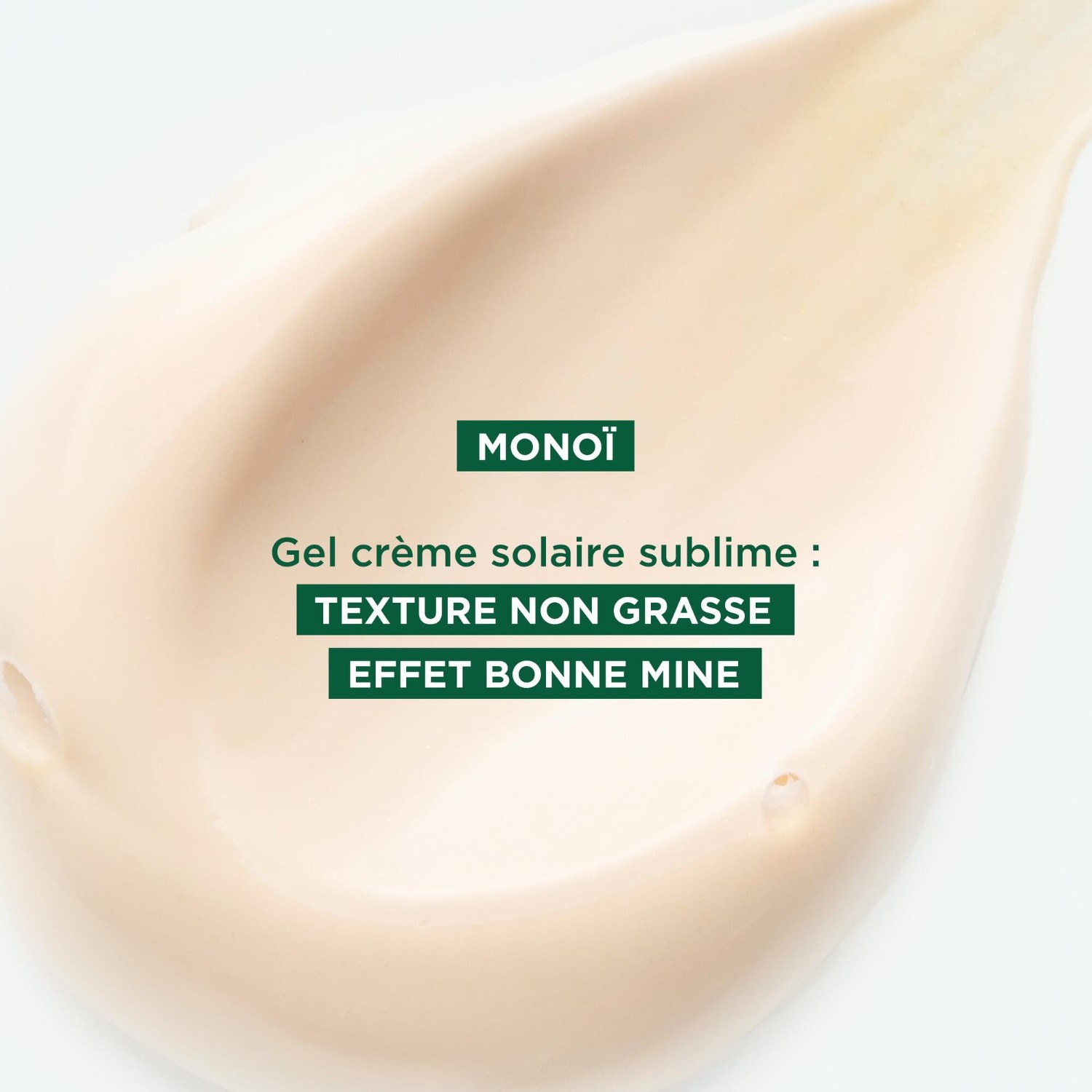 Klorane Gel-crème solaire sublime haute protection SPF30 au Tamanu BIO et Monoï
