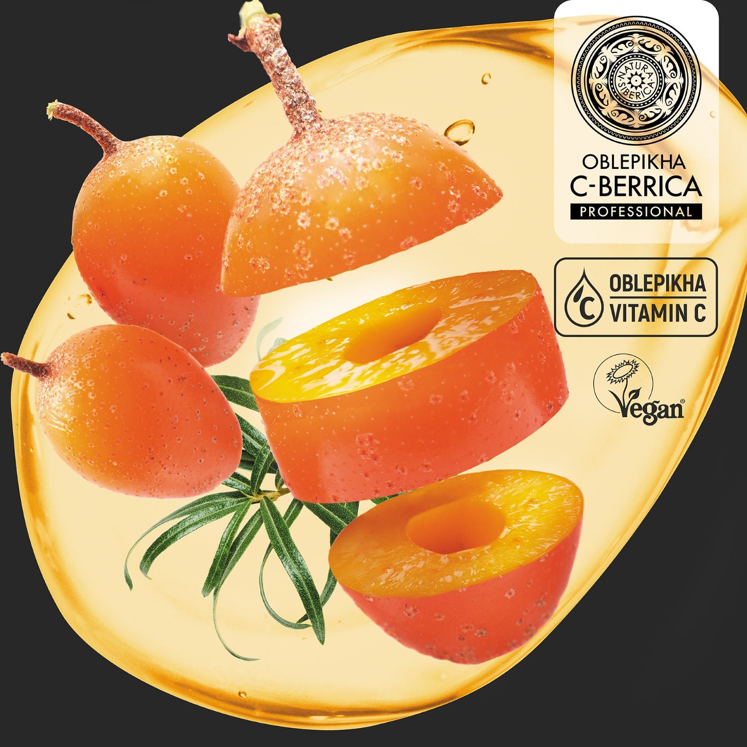 Oblepikha Siberica Gel nettoyant moussant