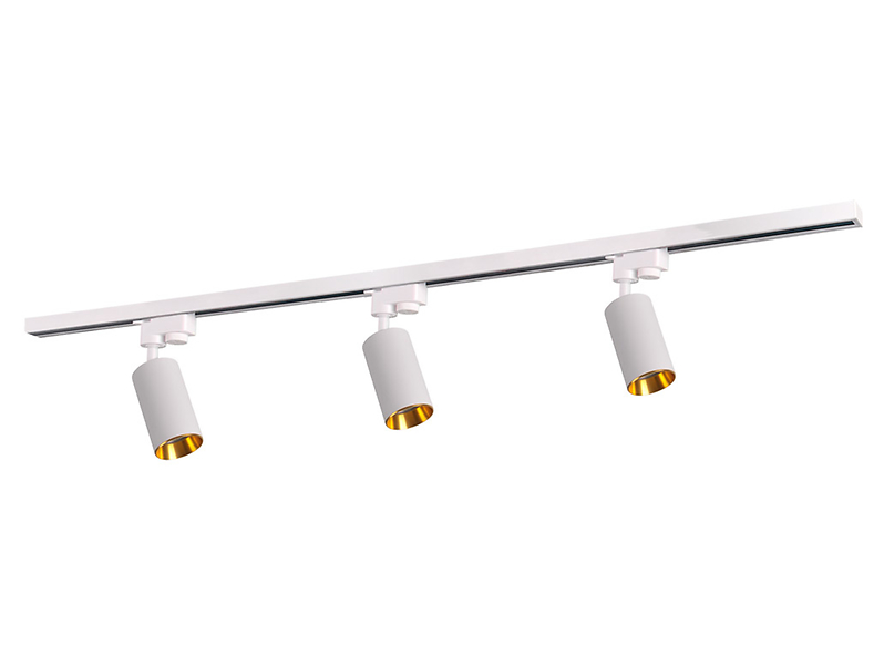 Lampa szynowa Maribel 3-punktowa aluminiowa biała