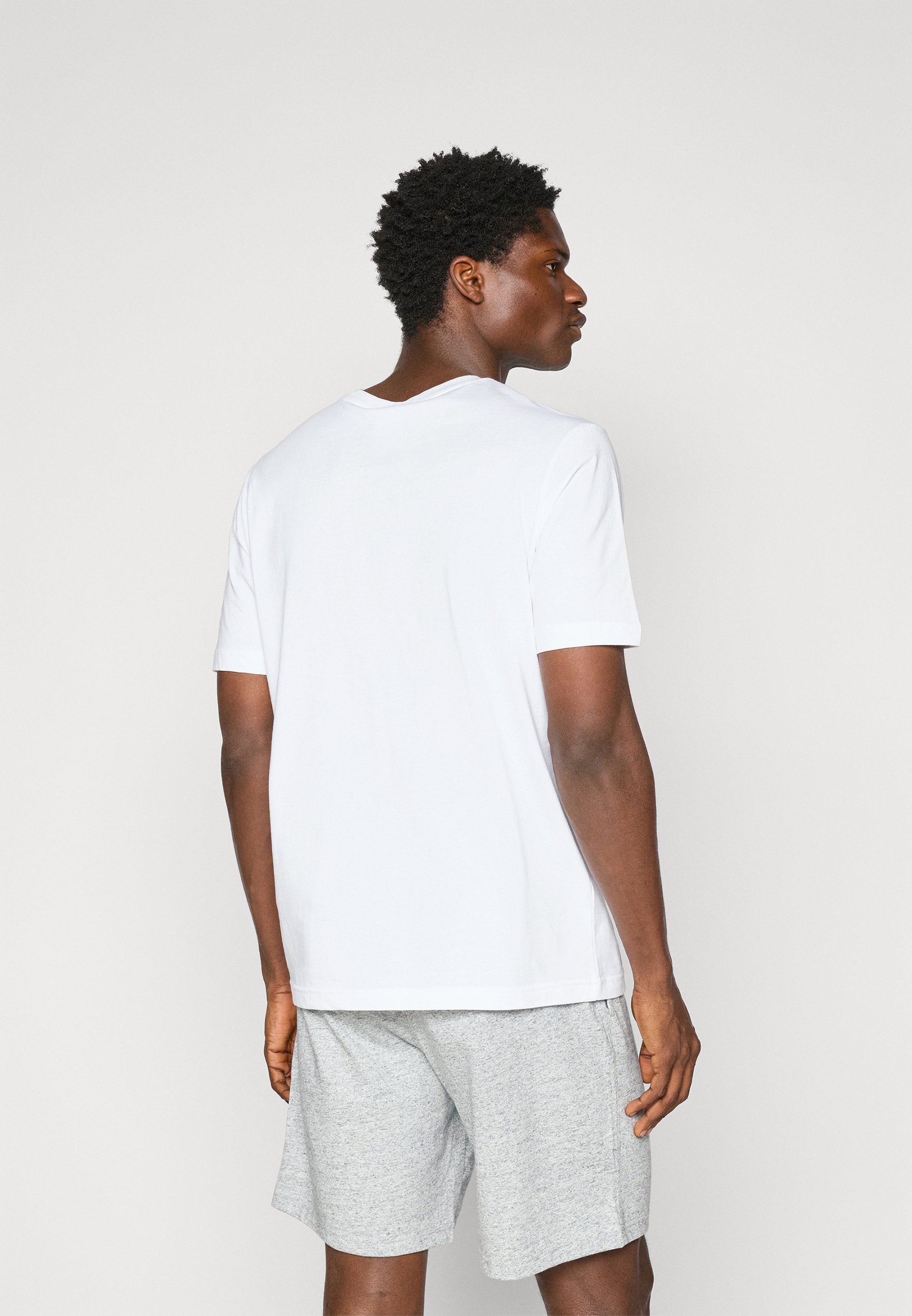 Camiseta básica Champion ICONS CONTRAST CREWNECK - branca