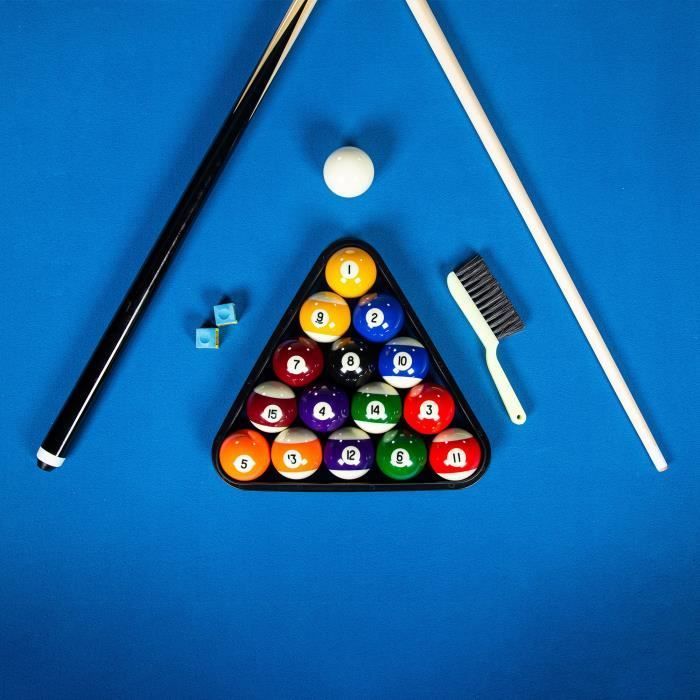 Mesa de bilhar Buckshot Manhattan de 2,13 m (7 pés) - Bilhar americano - Retorno automático de bolas