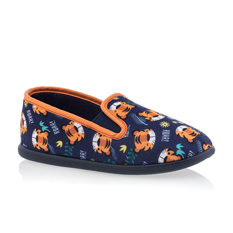 Pantuflas azules para niño
