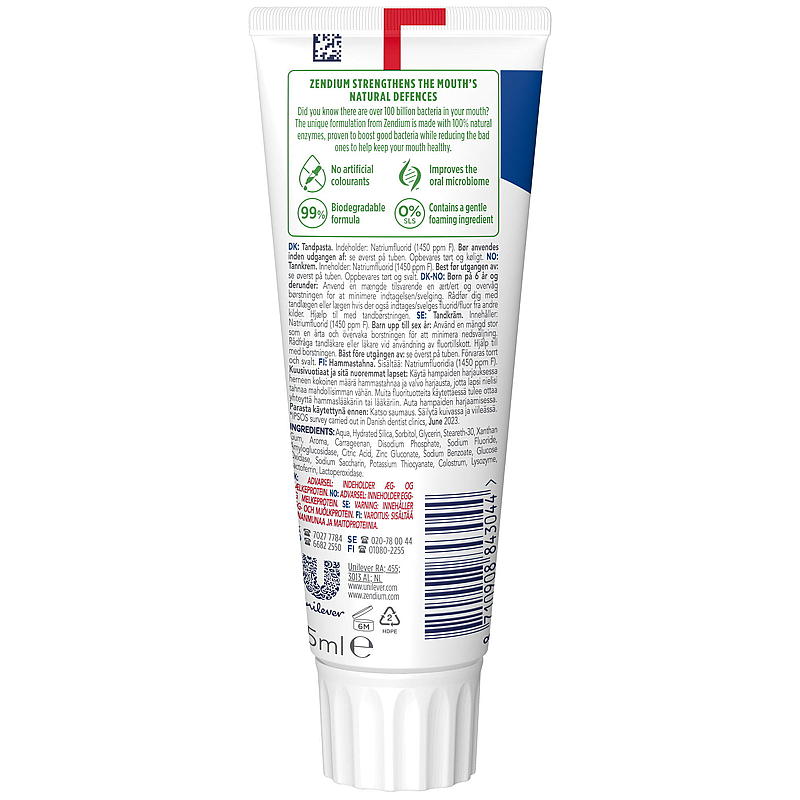 Dentifricio Zendium 75 ml Zendium Classico