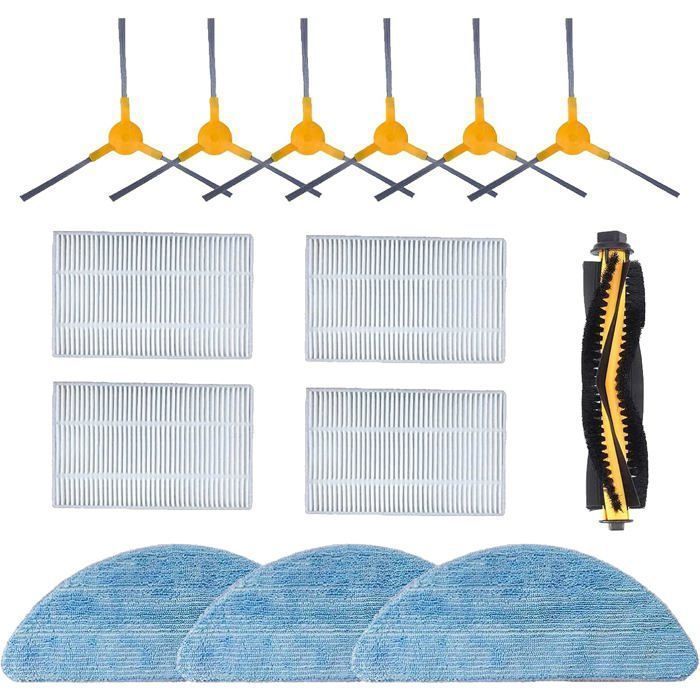 Juego de 14 accesorios de repuesto para la aspiradora robot Proscenic 830T/820S/800T/820T.