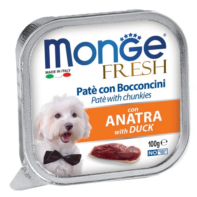 MONGE Monge Dog Pâté au canard frais