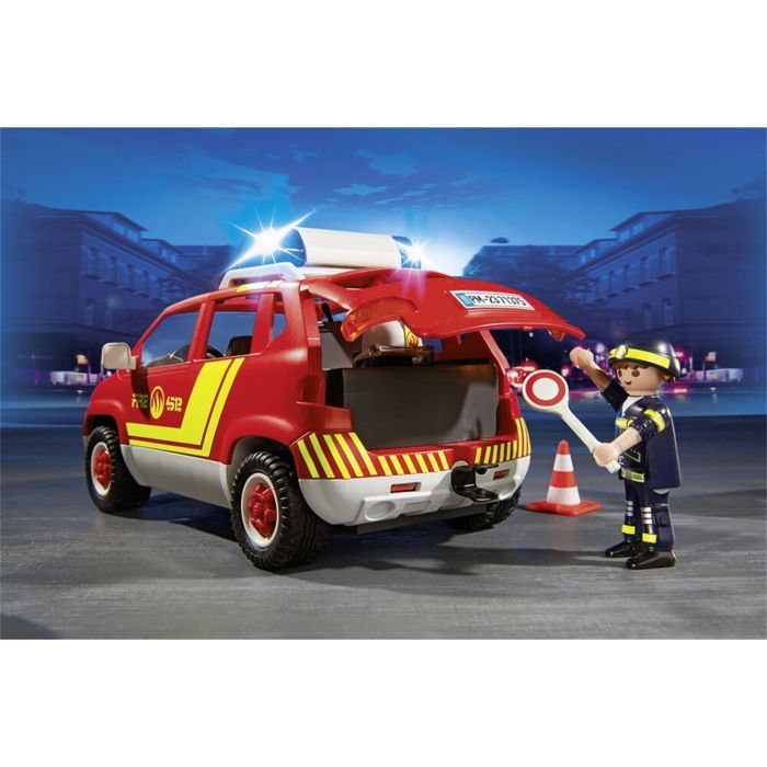 Brandweerwagen van City Action met geluid en licht