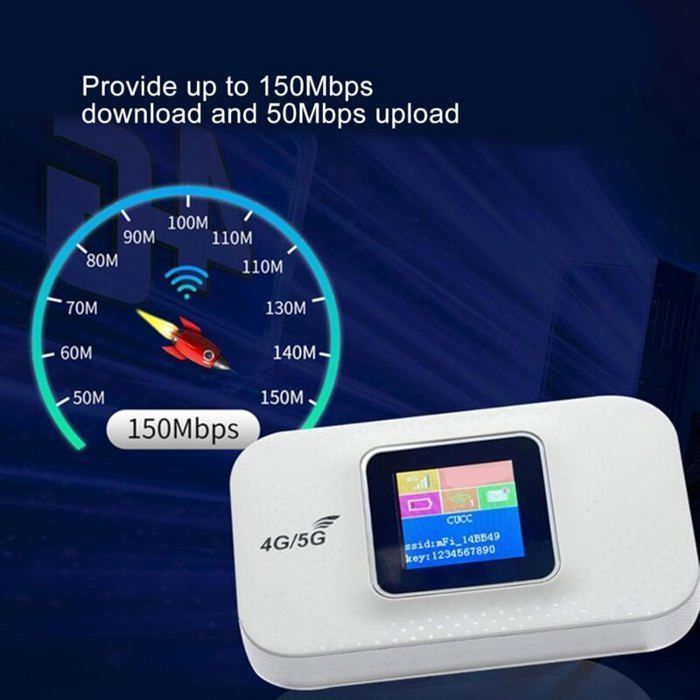 Lukitsematon 4G LTE -mobiili WiFi-hotspot SIM-korttipaikalla, kannettava reititin