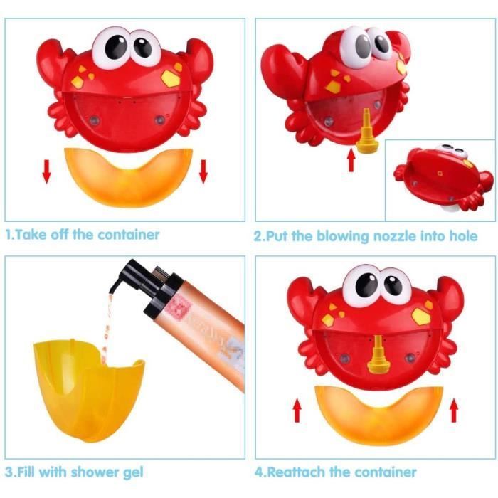 Juguete de baño - CENCAI - Máquina de burbujas - 12 melodías - Para niños - Unisex