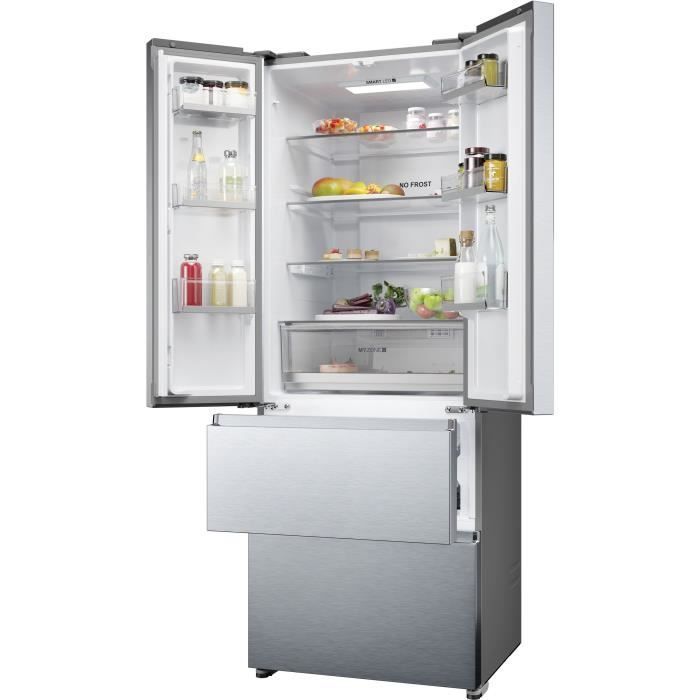 Multi-Door Refrigerator - HAIER - HFR5719ENMG - 446L - No Frost - 4 Doors - Silver
