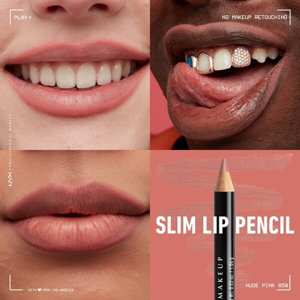Slim svinčnik za ustnice NYX Professional Makeup SPL858 Nude Pink
