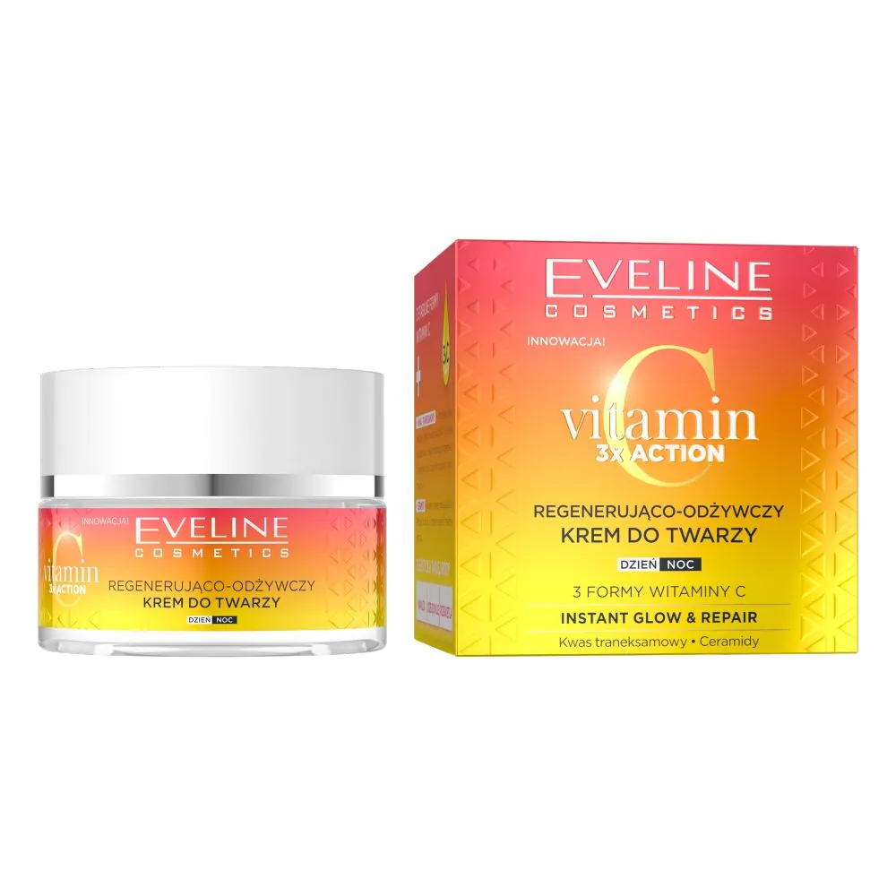 Eveline Vitamin C 3 x Action Regenerująco-odżywczy krem na dzień i na noc