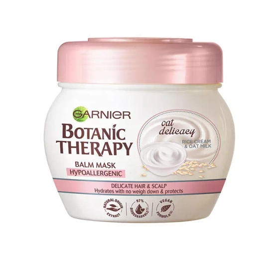 Garnier Botanic Therapy Oat Delicacy delikatna maska do włosów mleko owsiane 300 ml