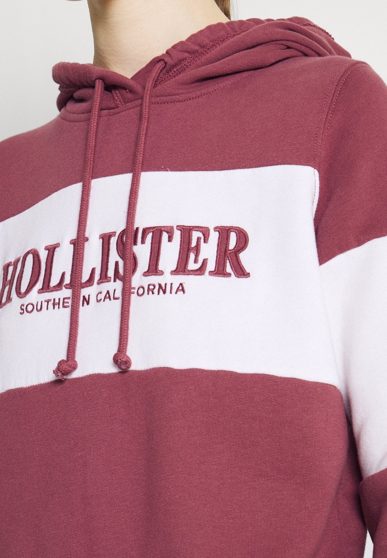 Hollister Co. Kapucnis pulóver - világos rózsaszín
