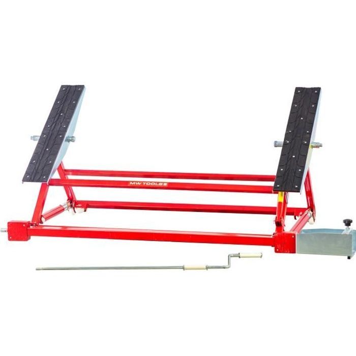 Elevador mecánico móvil para automóviles MW Tools MAL1500 de 1,5 toneladas