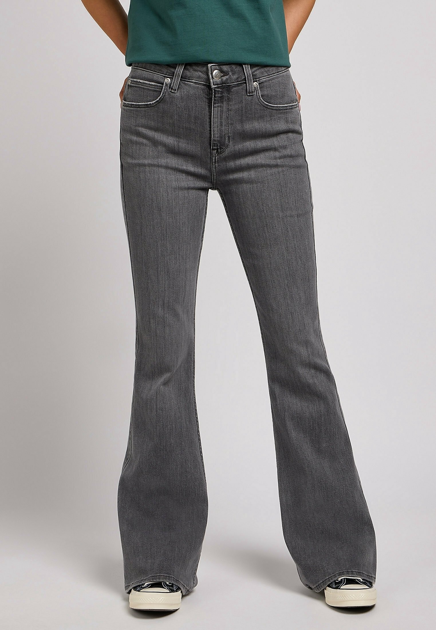 Lee flared jeans - grijze denim
