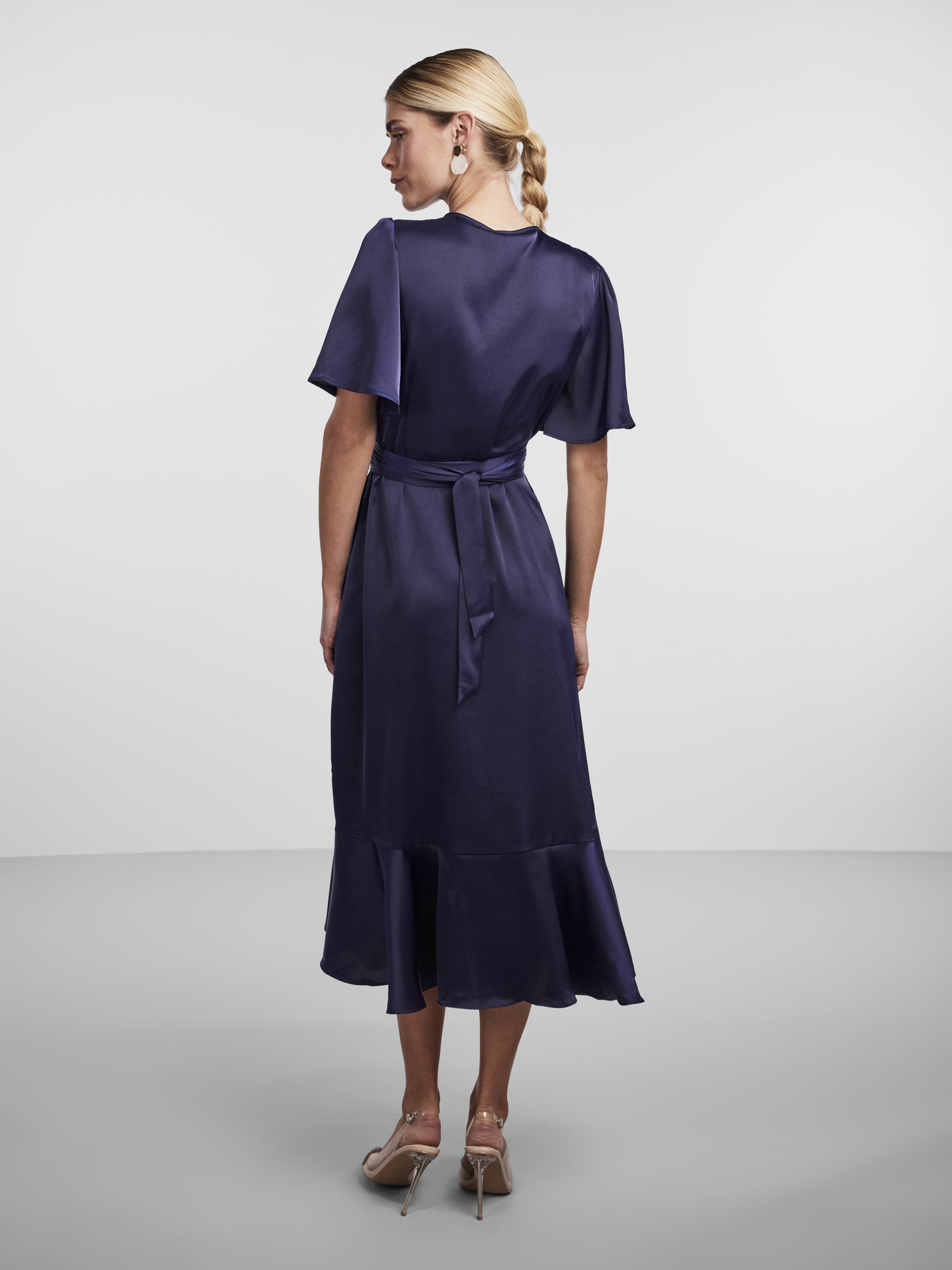 YAS YASTHEA MIDI-wikkeljurk - Feestkleding - avondblauw