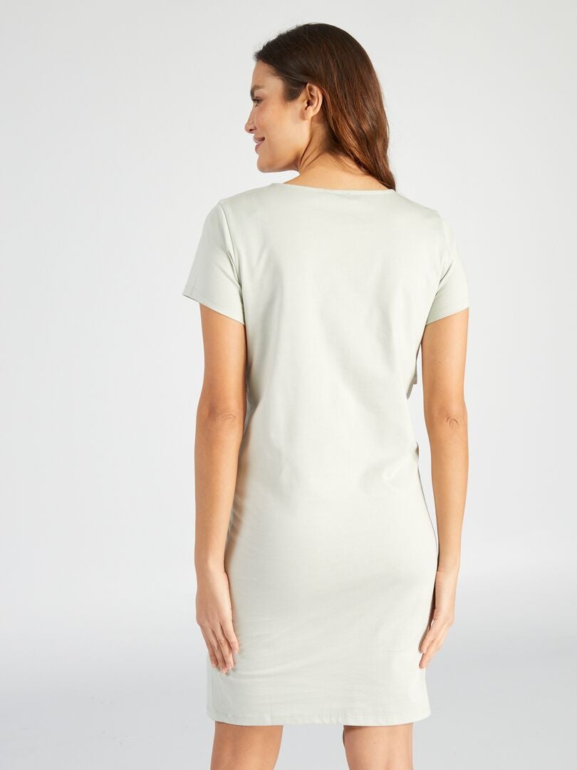 Camisola de maternidade - VERDE