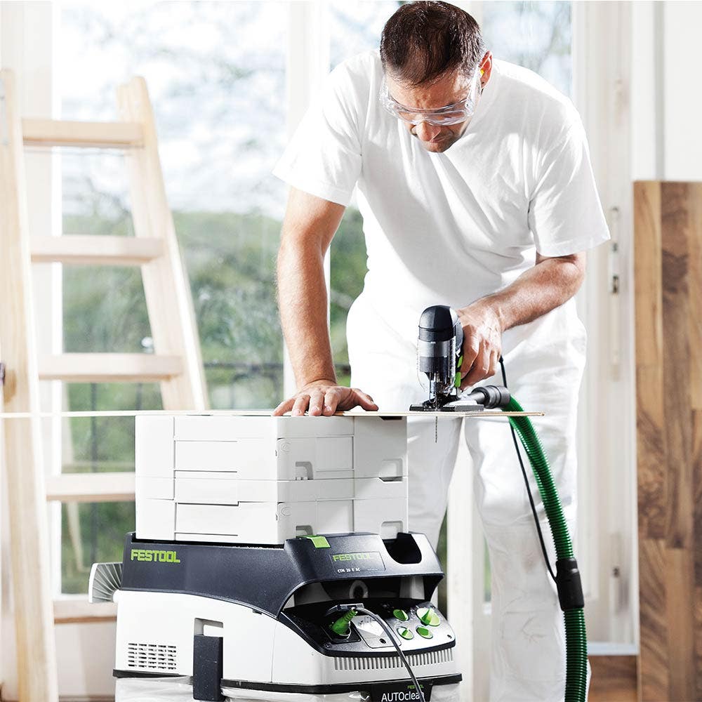 FESTOOL 550 W 120 mm PS 420 CARVEX Stichsäge mit Trommelgriff 576184