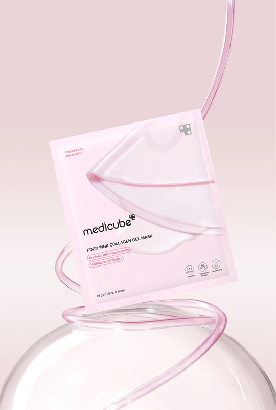 medicube PDRN Pink Collagen Gel Mask straffende und liftende Maske mit Kollagen