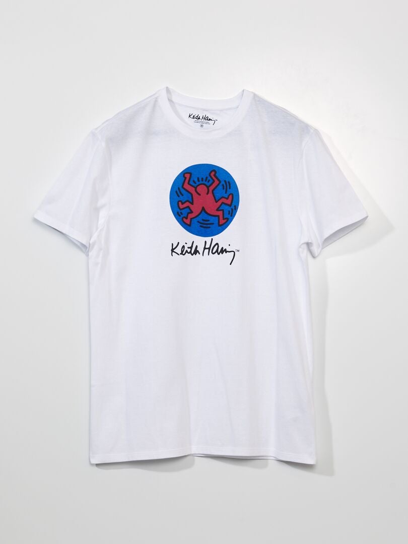 Camiseta blanca de la Fundación Keith Haring
