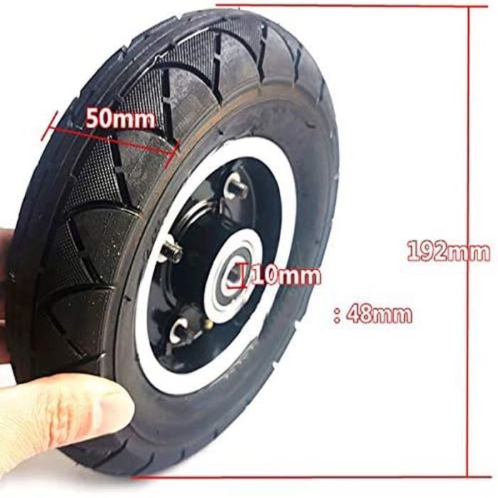 Neumático para patinete eléctrico - FOLAYA - 200x50 - Llanta maciza - Compatible con patinete