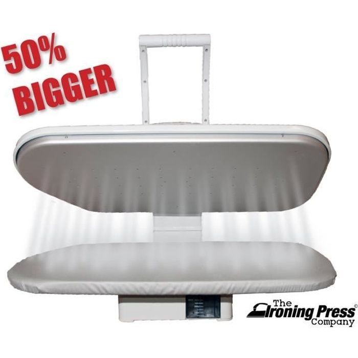 Large Steam Ironing Press (64cm x 27cm, 1400 watts) with Accessories - 12-Month Warranty