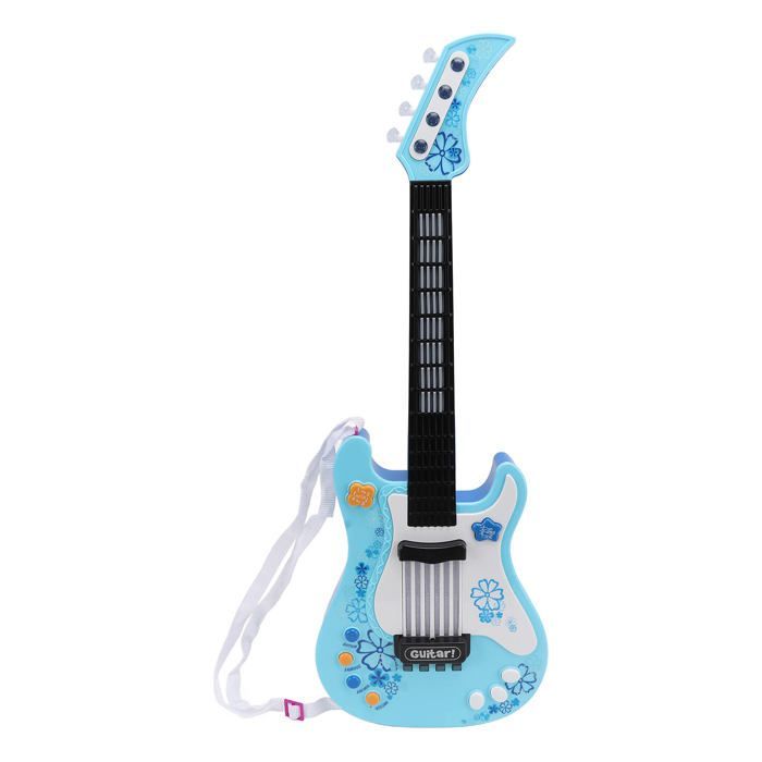 Guitare électronique de simulation pour enfants, multi-modes, jouet intelligent, instrument de musique en plastique pour enfants