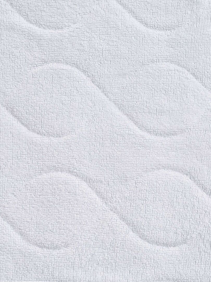 Protector de colchón ultra absorbente 'P'tit Albatros' - Blanco