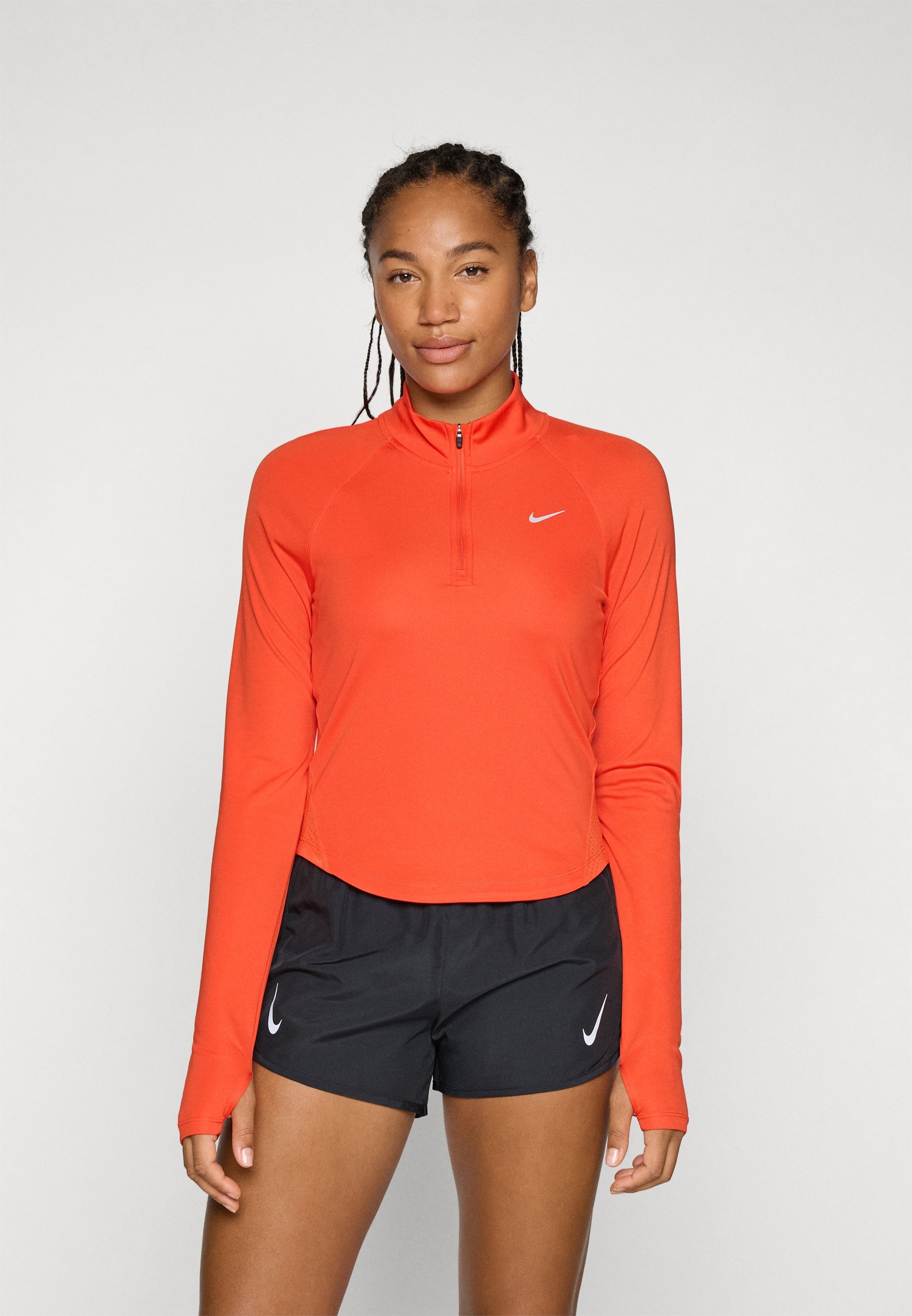 Nike Performance TEMPO - Top s dlouhým rukávem - black/grey