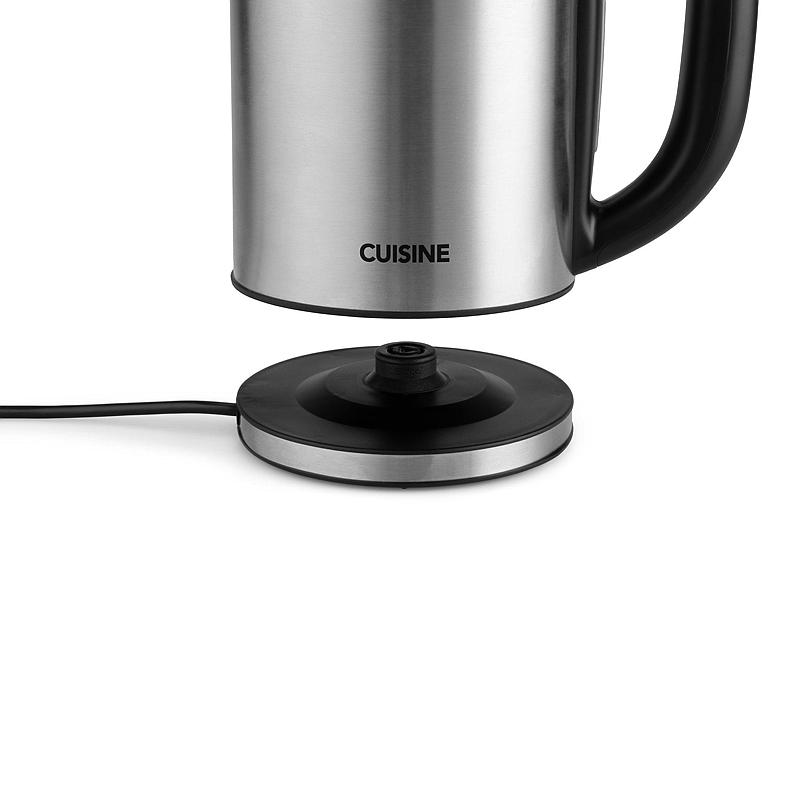 Kjøkkenvannkoker 1,7 l, 2200 W, digital stål