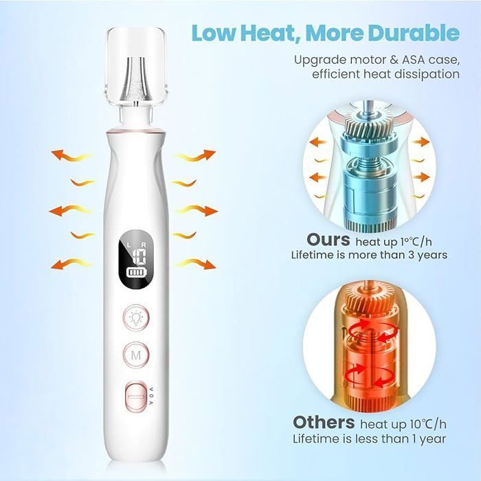 Nail Drill Electric Nail File - Lime à ongles professionnel sans fil pour manucure et pédicure, Kit de perceuse à ong LIME A ONGLES