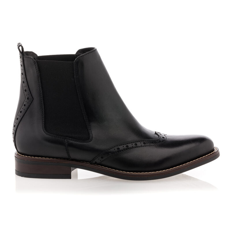 Schwarze Damenstiefel / Stiefeletten