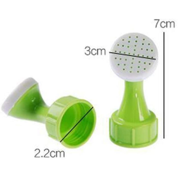 Arroseur Bouchon de Bouteille 4 pcs, Vase d'arrosage Bouilloire Pomme de Douche Outils de Jardin, Arrosoirs pour Bouteilles d'eau O