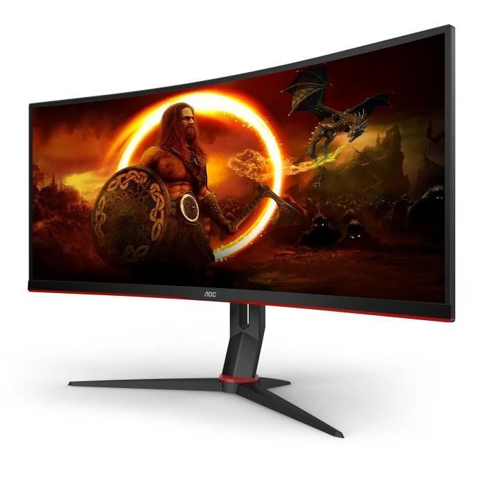 Gaming Monitor - AOC - CU34G2X/BK - 34