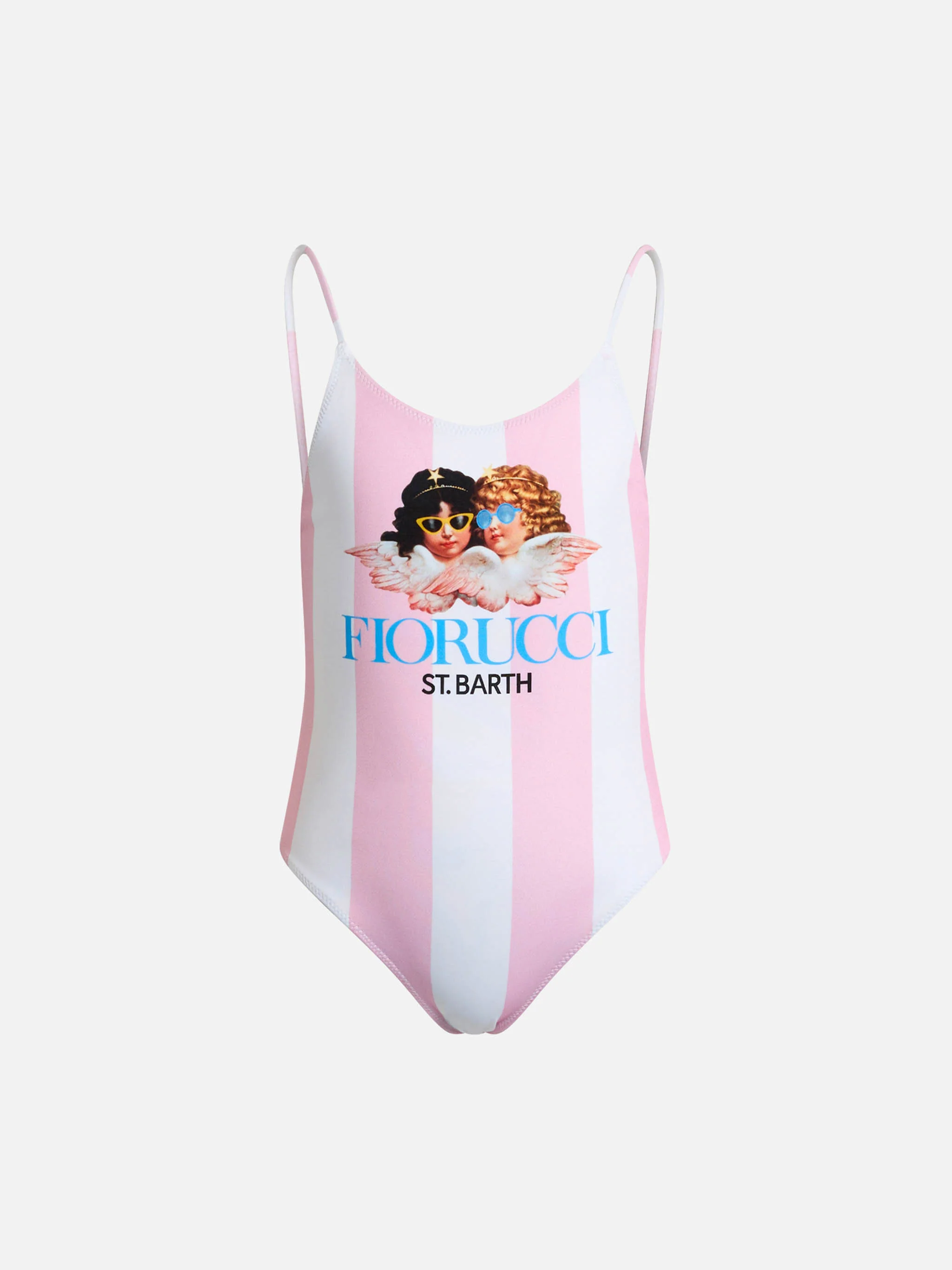Cecille Jr. badpak uit één stuk voor meisjes met engelprint van Fioruc