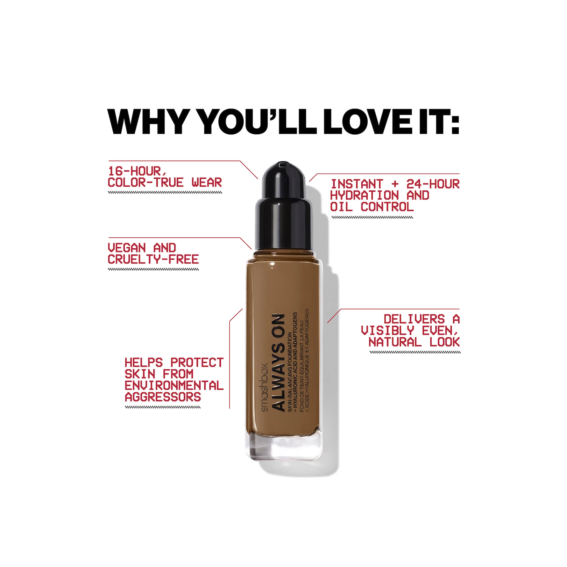 Always On Skin Balancing Foundation 05 L20N - Smashbox