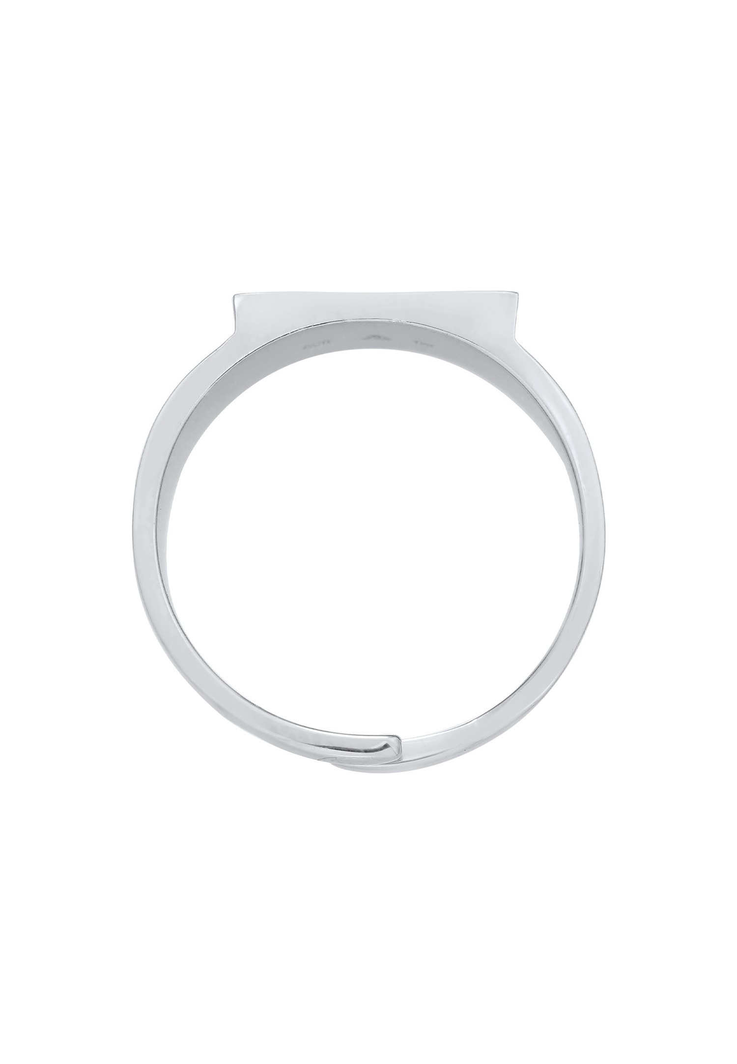 Elli Femmes Sceau Géo Ouvert Réglable en argent sterling 925