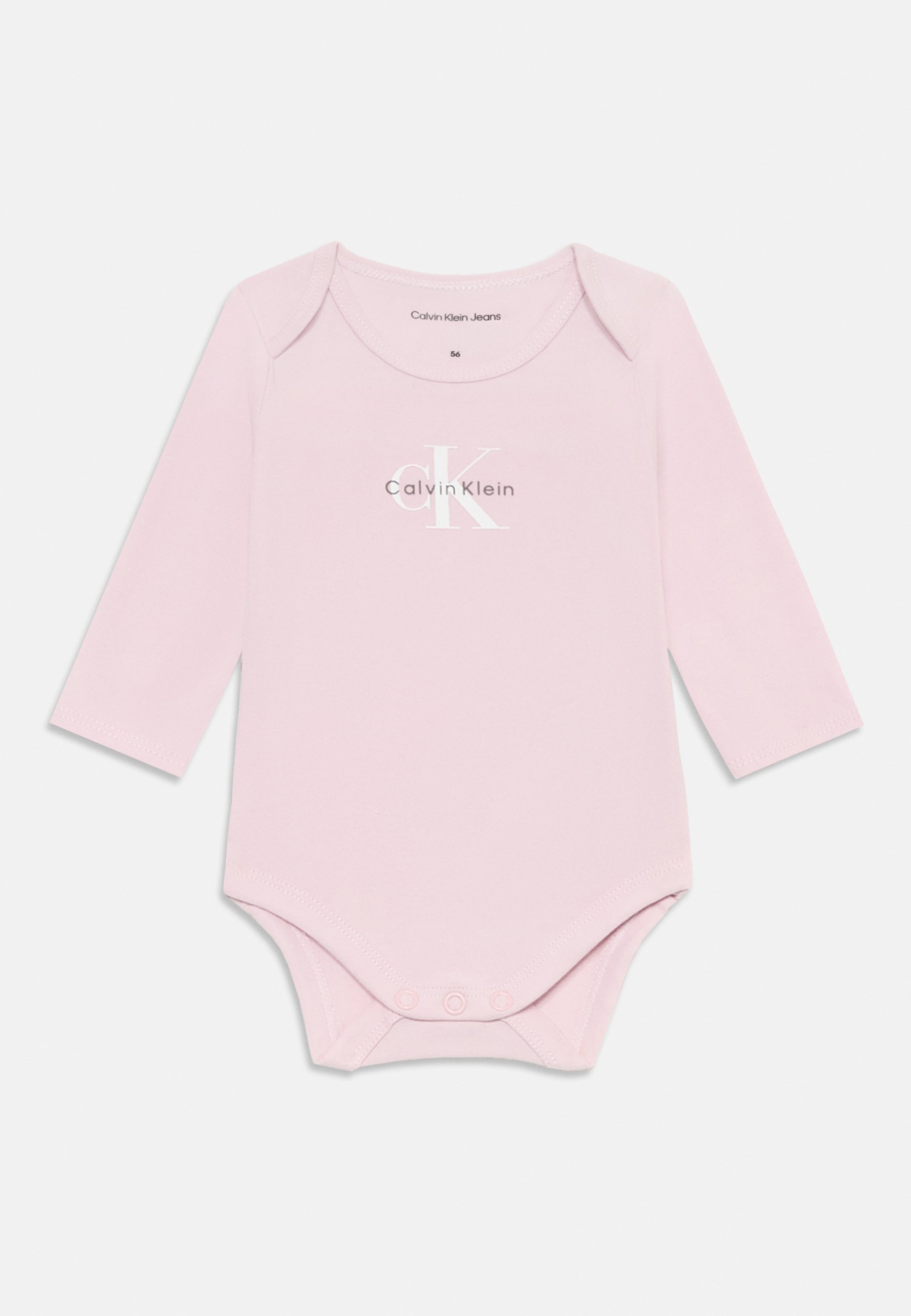 Calvin Klein Jeans MONOGRAM UNISEX - Pikkade varrukatega pluus - jääroosa
