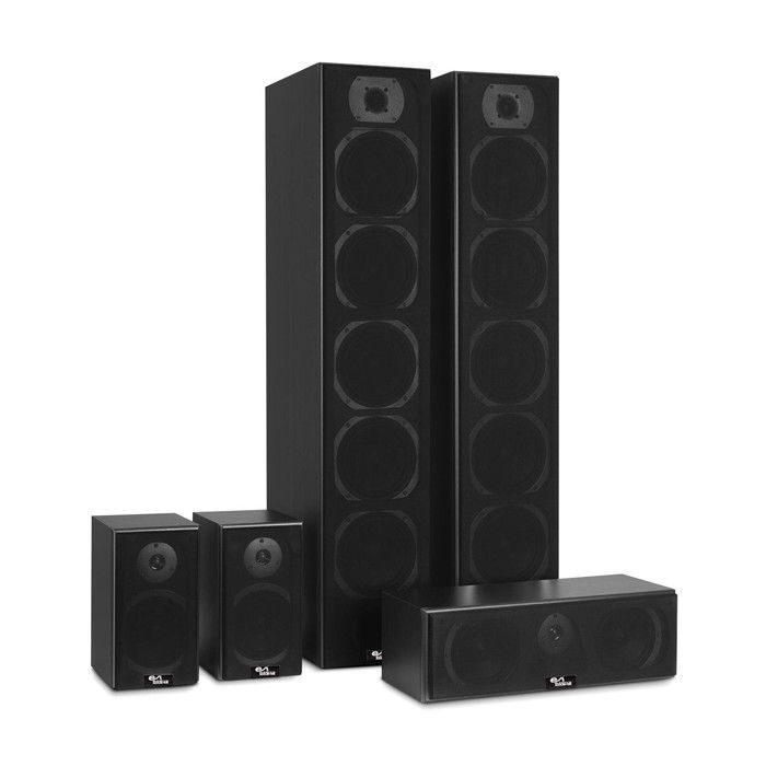 Home-cinéma - Evidence Acoustics - EA1240-BK - 5.1 - 1240W - Amplificateur USB SD BT FM
